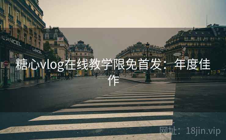 糖心vlog在线教学限免首发:年度佳作